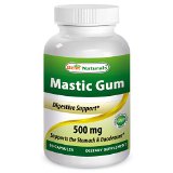 Mastic Gum 500 mg 60 Capsules by Best Naturals - Supports stomach health and duodenum - Manufactured in a USA Based GMP Certified Facility and Third Party Tested for Purity Guaranteed