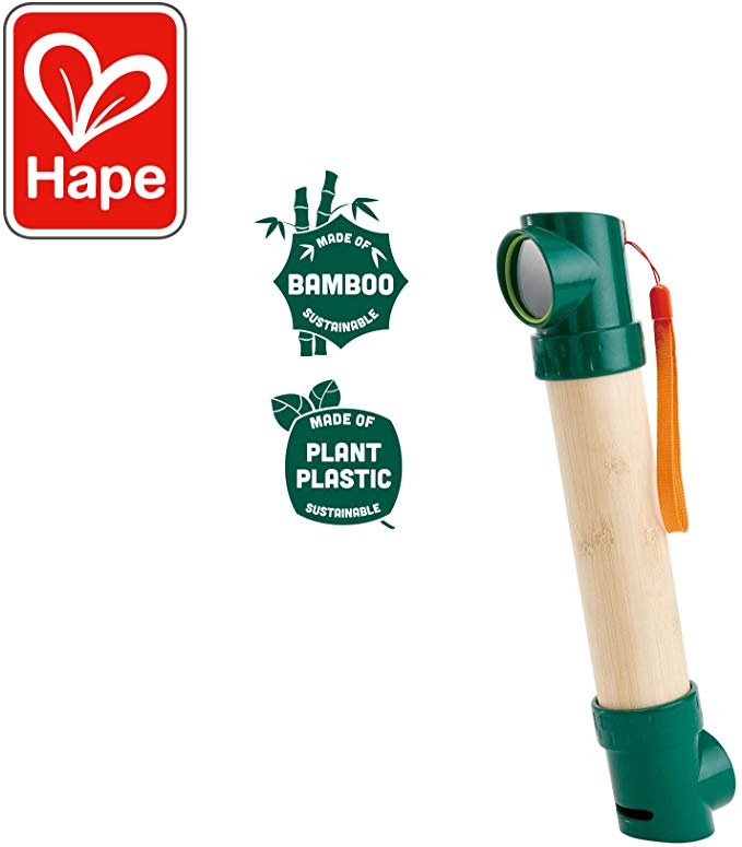 Hape Hide &-Seek Periscope| Bamboo & Plant Plastic Periscope for Hide &-Seek & Spy Games for Children Ages 5 & Up