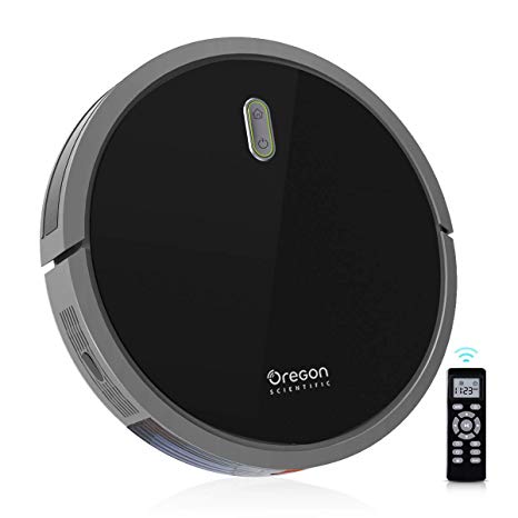 Robot Vacuum Cleaner, 1400pa High Power Suction Robotic Vacuums with Tangle-Free Technology, Good for Pet Care, Carpet and Hard Floor, Smart Self-Charging (Super Power Suction, Black)