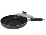 Maxware Classic Aluminum Professional PFOA Free Non-stick Coating 85-Inch Skillet with Glass Cover