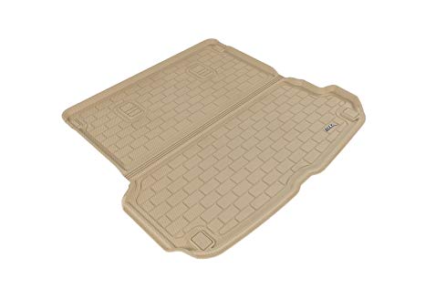 3D MAXpider Custom Fit All-Weather Cargo Liner for Select Audi Q7 Models - Kagu Rubber (Tan)