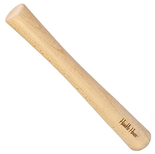 Humble House Sauerkraut Pounder Extra Long 16" Natural German Beech Wood SAUERSTOMPER for Fermentation Crocks and Mason Jars - HHSS116 Cabbage Tamper for Packing Down Fermented Foods like Kimchi!
