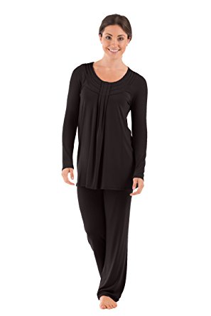TexereSilk Texere Women's Long Sleeve Pajama Set - Stylish Cozy Pajamas for Her WB9996