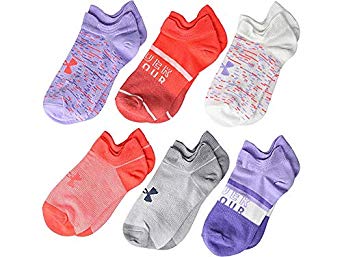Under Armour Youth Essential No Show Socks, 6-Pair