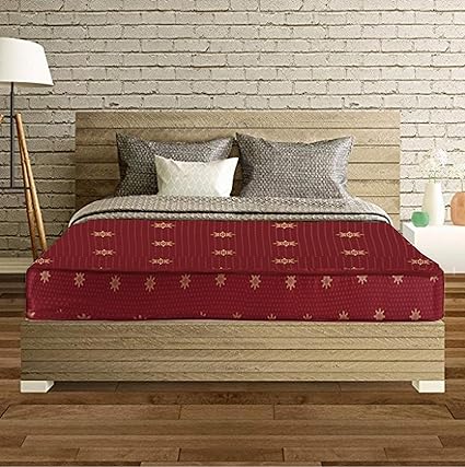 Sleep SPA Back Support Orthosense-Coir 4' Inch Queen Size Coir Mattress |Cocopedic Technology|for Hard Back Sleepers|with 5 Year Warranty (LxW: 72X60)