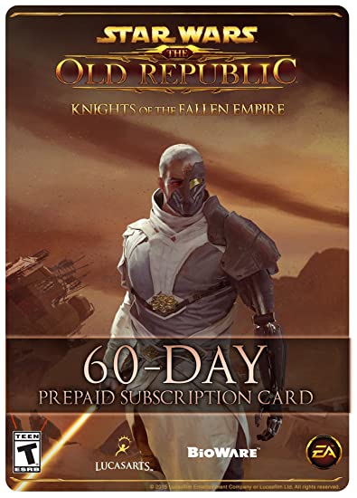 Star Wars: The Old Republic - 60 Day Prepaid Subscription Game Time Card [Online Game Code]