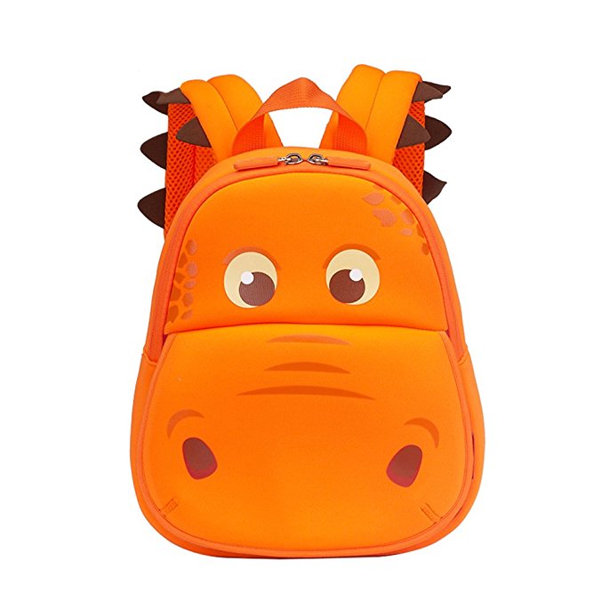 YISIBO Zoo Kids Backpack,Waterproof Toddler Cute Bags for Boys Girls,Hippo Whale Rabbit