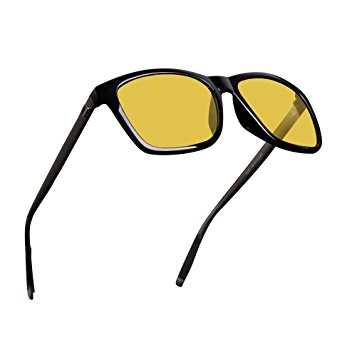 Mens Womens Classic Retro Night Vision Driving Glasses Polarized Anti-glare Rain Day Sun Glasses