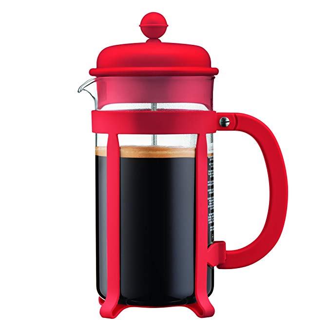 Bodum Java French Press Coffee Maker, Medium, Red