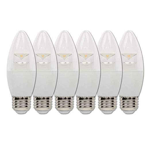 Westinghouse Lighting 5313220 60-Watt Equivalent B13 Dimmable Soft White LED Energy Star Light Bulb with Medium Base (6 Pack)