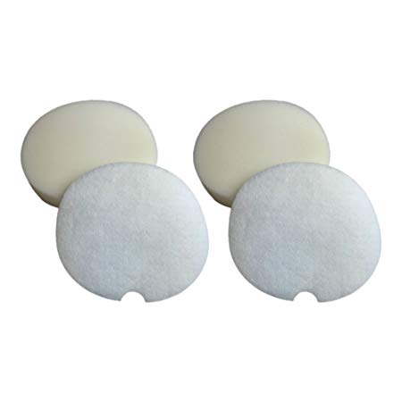 Think Crucial Replacement for Shark NP319 & NP320 2 Foam & 2 Felt Filters Fit Lift-Around Portable, Compatible With Part # XFF318