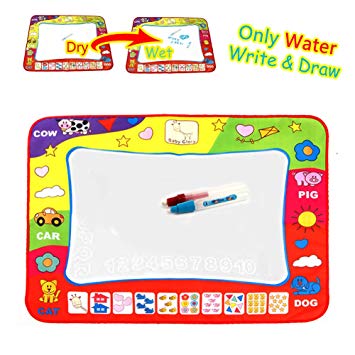 Kids Water Drawing Doodle Mat Children Magic Painting Writing Board with 2 Pens for Baby Kids Gift