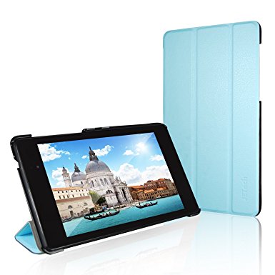 Nexus 7 Case, JETech Gold Slim-Fit Smart Case Cover for Google Nexus 7 2013 Tablet w/Stand and Auto Sleep/Wake Function (Blue) - 0531