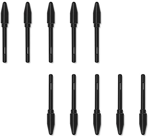 HUION 10 Pack Replacement Nibs PN04 for Drawing Tablet PW100 Stylus, Suitable for H610 ProV2/H640P/H950P/H1060P/HS610/H1161/H320M/HS64