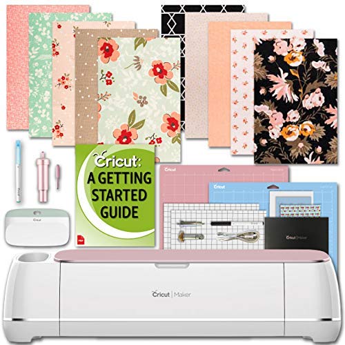 Cricut Maker Machine, Fabric Samplers, Blade and Pen, Sewing Bundle