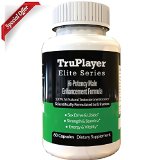 TruPlayer Elite Series 1 Top Rated Male Enhancement Pills - Proven Testosterone Booster For Men - Get Results or Your Money Back