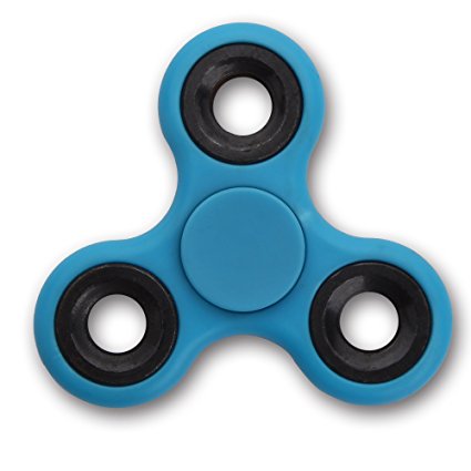 GoTwiddle Spinner Fidget Toy Triangle Hand Spinner - Premium Ultra High Speed Bearing - for Calm and Focus - ADHD Autism - Kids Adult - Spin 1-4 Minutes - (Becky)