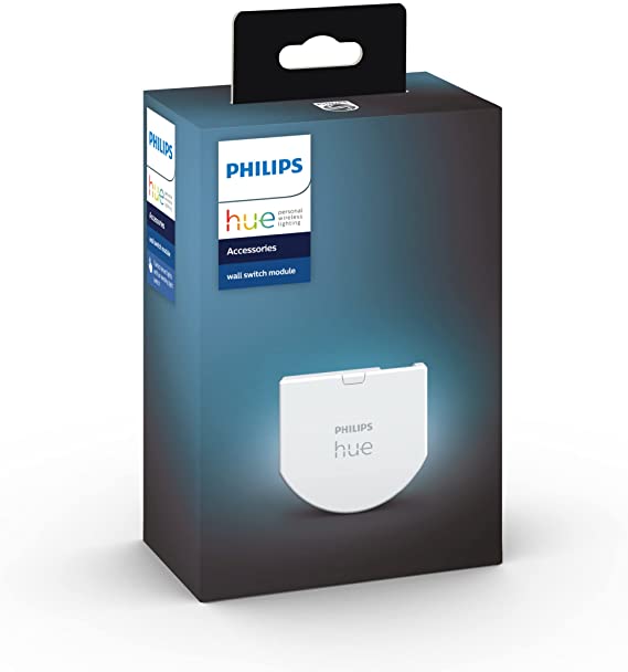 Philips Hue Smart Wall Switch Module Single Pack. Works with Alexa, Google Assistant and Apple Homekit