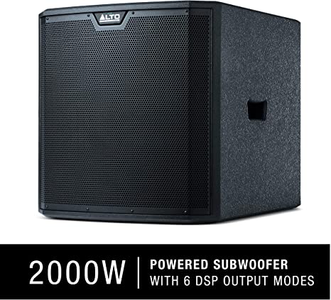 Alto Professional TS315S | 2000 Watt 15 Inch Powered Portable PA Subwoofer With Selectable DSP Output Modes For Matching With Companion PA Speakers