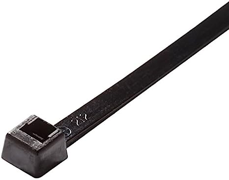 Standard Cable Ties 50 Pound 11 Inch UV Black 100 Count Made in USA