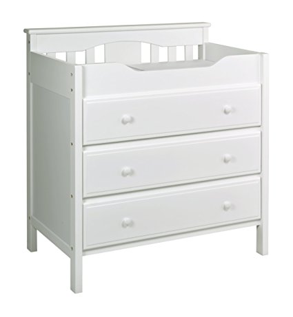 DaVinci Jayden 3-Drawer Changer Dresser, White