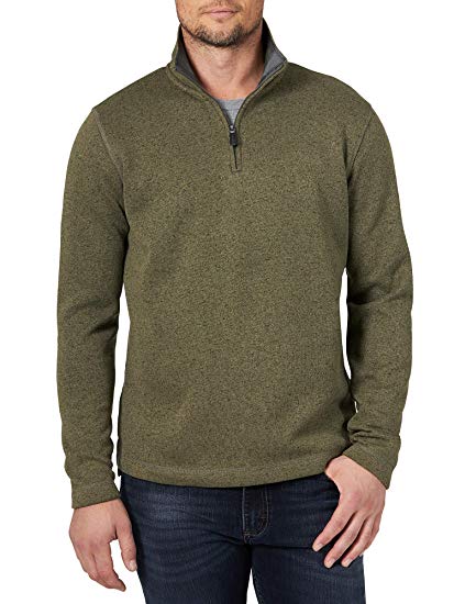 Wrangler Authentics Men’s Sweater Fleece Quarter-Zip