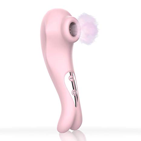 Clitoral Nipples Sucking Vibrator, 10 Suction Patterns Tongue Rechargeable Vibrators Waterproof Adult Sex Toys for Women,Couples