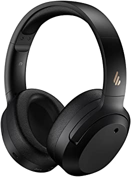 Edifier W820NB Hybrid Active Noise Cancelling Headphones - Hi-Res Audio - 49H Playtime - Wireless Over Ear Bluetooth Headphones for Phone-Call - Black