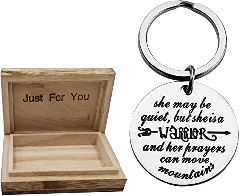 SANNYRA Graduation Gifts Keychain for Newly Graduates Women Teen Girls Boys Single Mom Teens Newly Graduates Cancer Survivor Him Her Personalized Encouragement Keychain Be Stronger Than The Storm