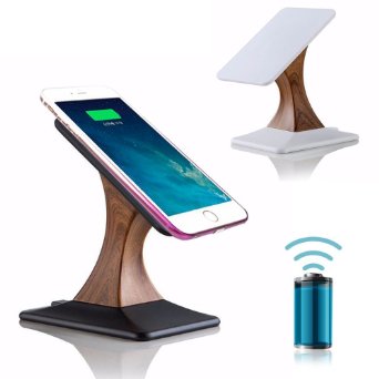 Ofeely Wireless Charging Stand,Wireless Charger Pad Rotating Magnetic Wireless Mobile Phone Charging Holder for iPhone,Samsung,Nokia,HTC,LG (Black)