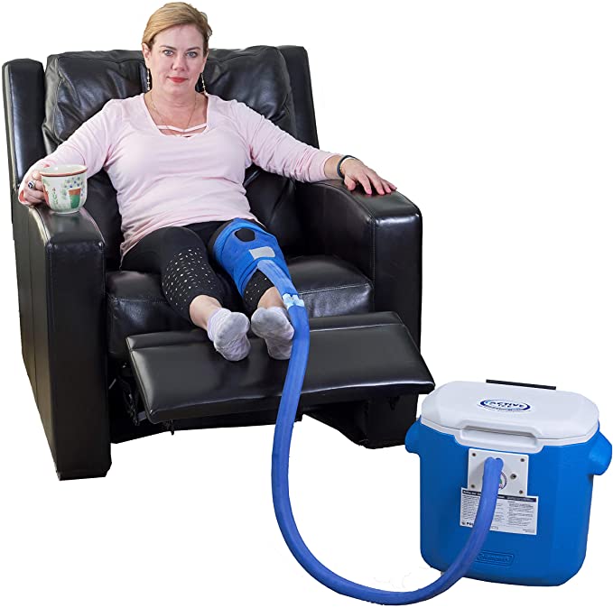 Polar Products Active Ice® 3.0 Knee & Joint Cold Therapy System with Digital Timer Includes Knee Bladder 15 Quart Cooler