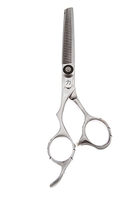 ShearsDirect Japanese Stainless Left Handed 35 Tooth Professional Thinning Shear, 2.5 Ounce