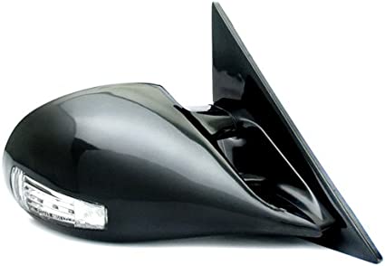 IPCW CML-S10 Black M3 Style Manual Side Mirror with LED Turn Signal - Pair