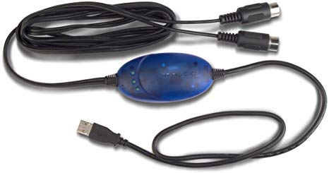 M-Audio Midisport Uno | Portable 1-in/1-out MIDI Interface via USB connection (16 x 16 MIDI channels)