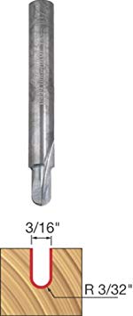 Freud 3/32" Radius Round Nose Bit with 1/4" Shank (18-102)