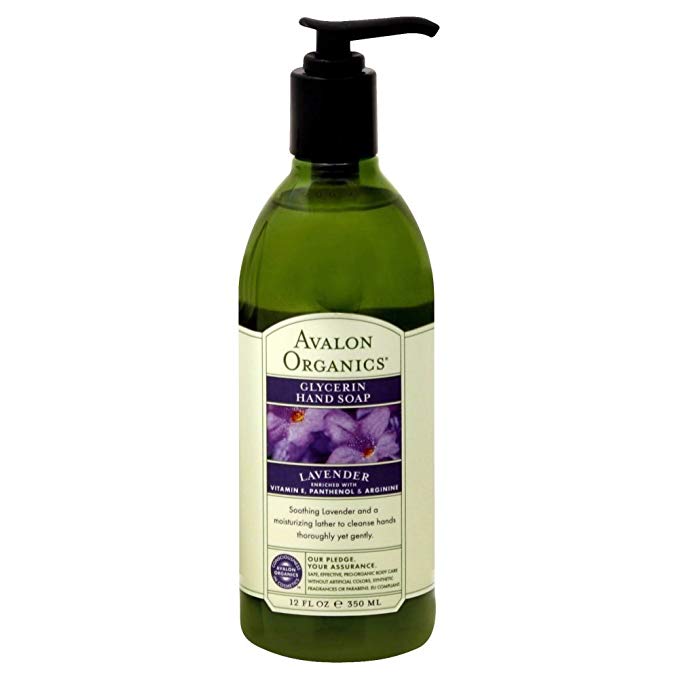 Avalon Organics Liquid Glycerin Hand Soap, Lavender, 12 Fluid Ounce