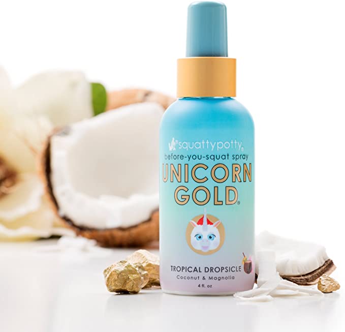 Unicorn Gold Tropical Dropsicle Toilet Spray-4oz