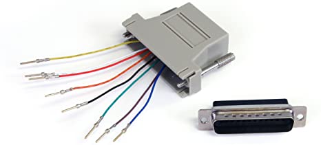 StarTech.com DB25 to RJ45 Modular Adapter - M/F - Serial adapter - DB-25 (M) to RJ-45 (F) - GC258MF