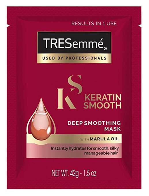Tresemme Mask Keratin Smooth With Marula Oil Packs 1.5 Ounce (10 Pieces) (44ml)