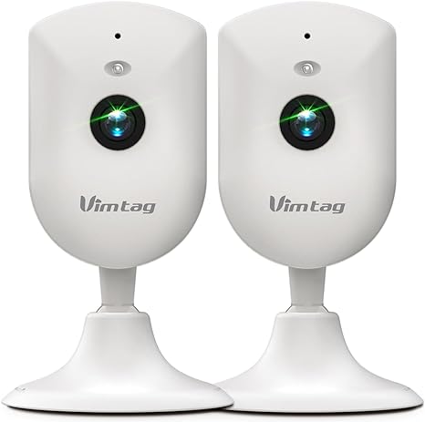 VIMTAG Indoor 2.5K/4MP HD WiFi Camera for Home Security/Pet/Dog/Cat/Baby with Phone App, AI Human/Sound/Motion Detection, Night Vision, 2-Way Audio, Cloud/Max 512GB TF Card Storage, Support Alexa