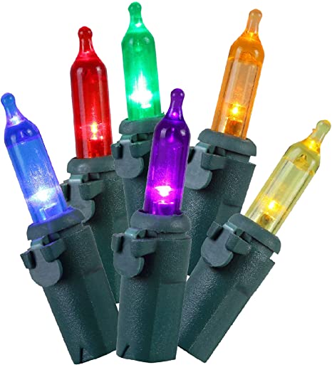 Home Accents Holiday 300 Light Mini Multi-color Light Set
