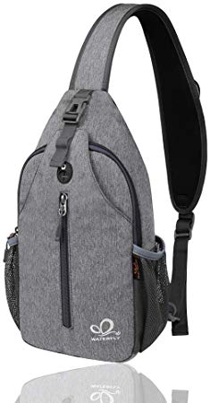 Waterfly Crossbody Sling Backpack Sling Bag Travel Hiking Chest Bags Daypack