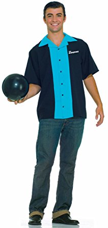 Forum Flirtin With The 50S King Pins Bowling Shirt Costume