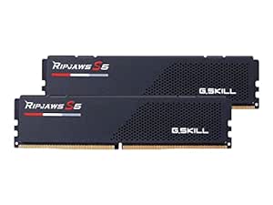 G.Skill Ripjaws S5 Intel XMP 32GB (2 * 16GB) DDR5 5600 MHz CL36-36-36-89 1.20V Desktop Memory RAM - F5-5600J3636C16GX2-RS5K