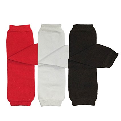 Bowbear Baby 3-Pair Leg Warmers Solids Color