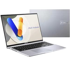 ASUS Vivobook 16” WUXGA Laptop, 16GB Memory, 512GB SSD, Cool Silver, F1605ZA-AS56