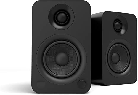 Kanto YU Powered Bookshelf Speakers with Bluetooth 4.2 and RCA Input | Features Signal Detection and Auto Stand-by | Matte Black