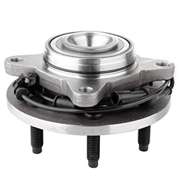 ECCPP Wheel Hub and Bearing Assembly Front 515042 fit 2003-2006 Ford Expedition Lincoln Navigator Replacement for 6 lugs wheel hubs with ABS 4 Bolt Flange