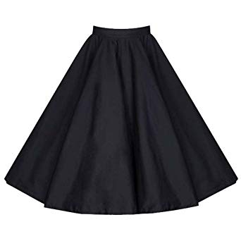 ZAFUL Womens Vintage Plus Size Skirt Floral Printing Pleated Big Swing Midi Plus Skirt