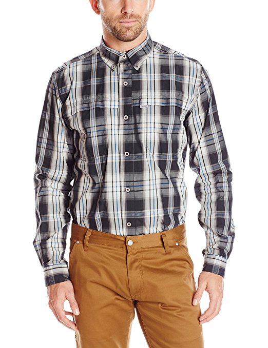 Carhartt Men's Force Mandan Plaid Long-Sleeve Shirt